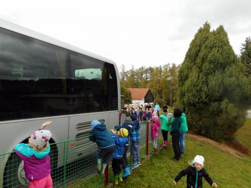 Podzimní setkání v MŠ Bohumilice-10.10. návštěva freyungských dětí